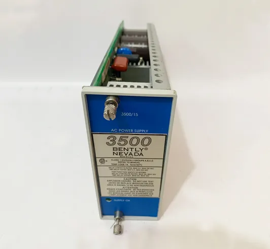 3500/15 125760-01 Bently Nevada Power Supply Asset Condition Monitoring
